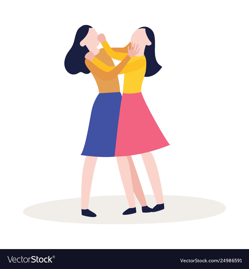 girls punching each other