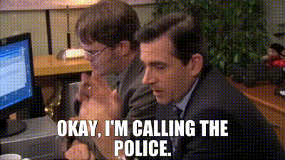 amy leonardo recommends Im Calling The Police Gif