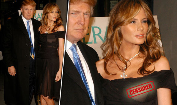 Melania Trump Nips nipple insertion