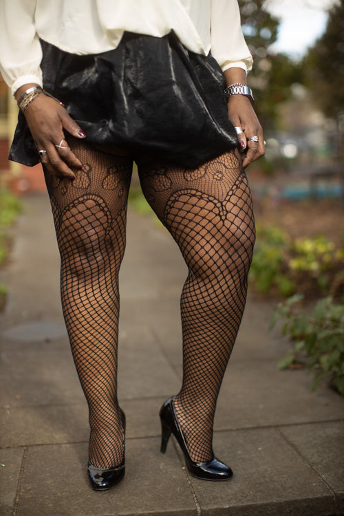 alfie castillo share plus size net stockings photos