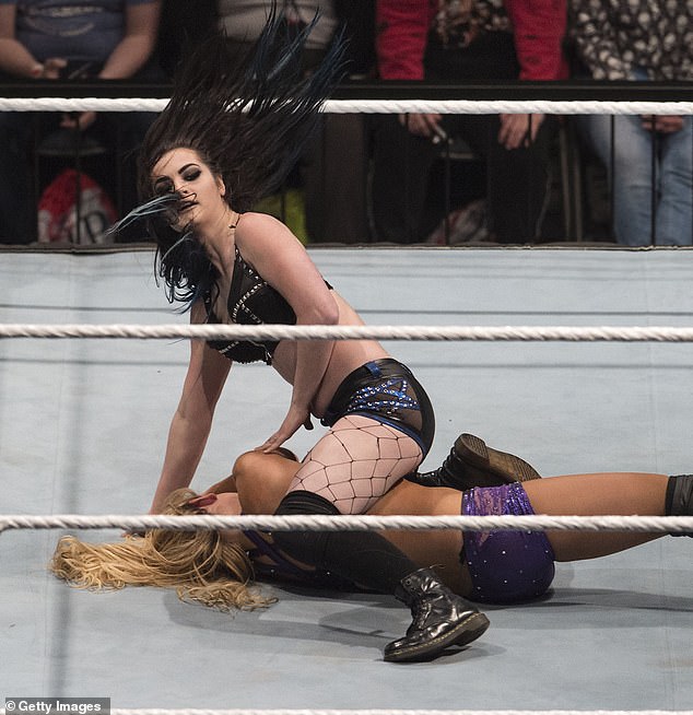 danielle chalkley recommends Wwe Paige Lap Dance