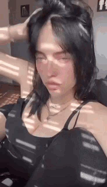 Billie Eilish Sexy Gif facesitting anal