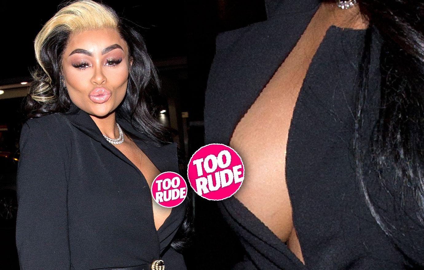 blac chyna nipple slip