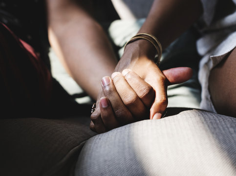 Best of Black couple holding hands