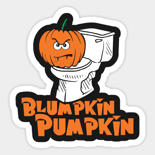 blumpkin on a pumpkin