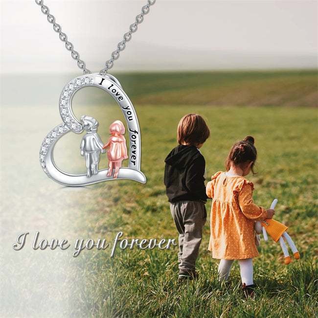 Best of Brother and sister necklace