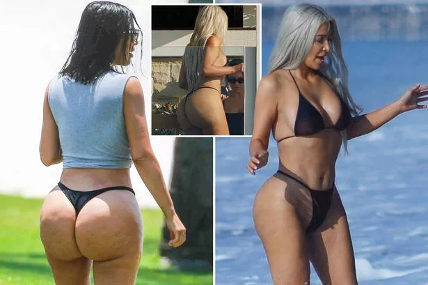 Best of Kim kardashian g string