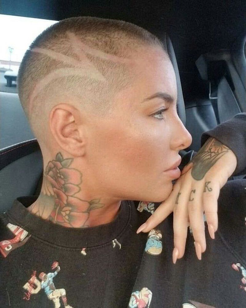 david c marshall recommends christy mack shaved head pic