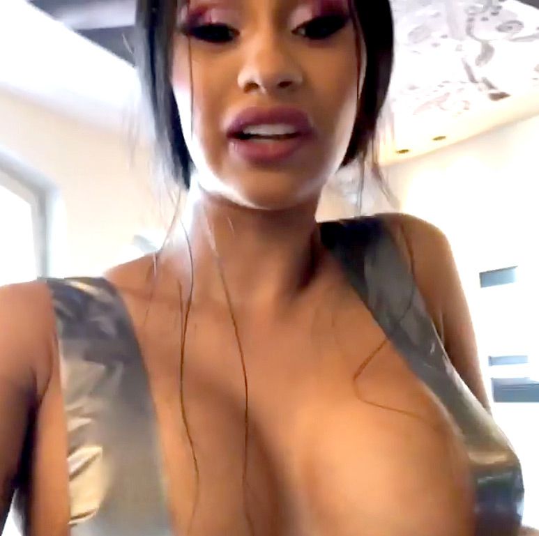 cathy giesbrecht recommends cardi b titts pic
