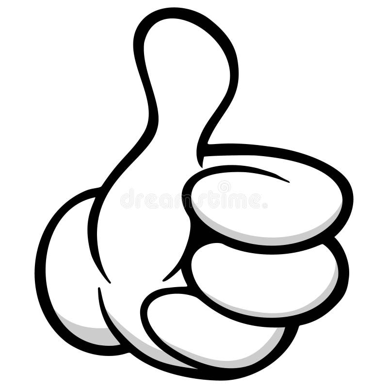 cartoon pictures of thumbs up