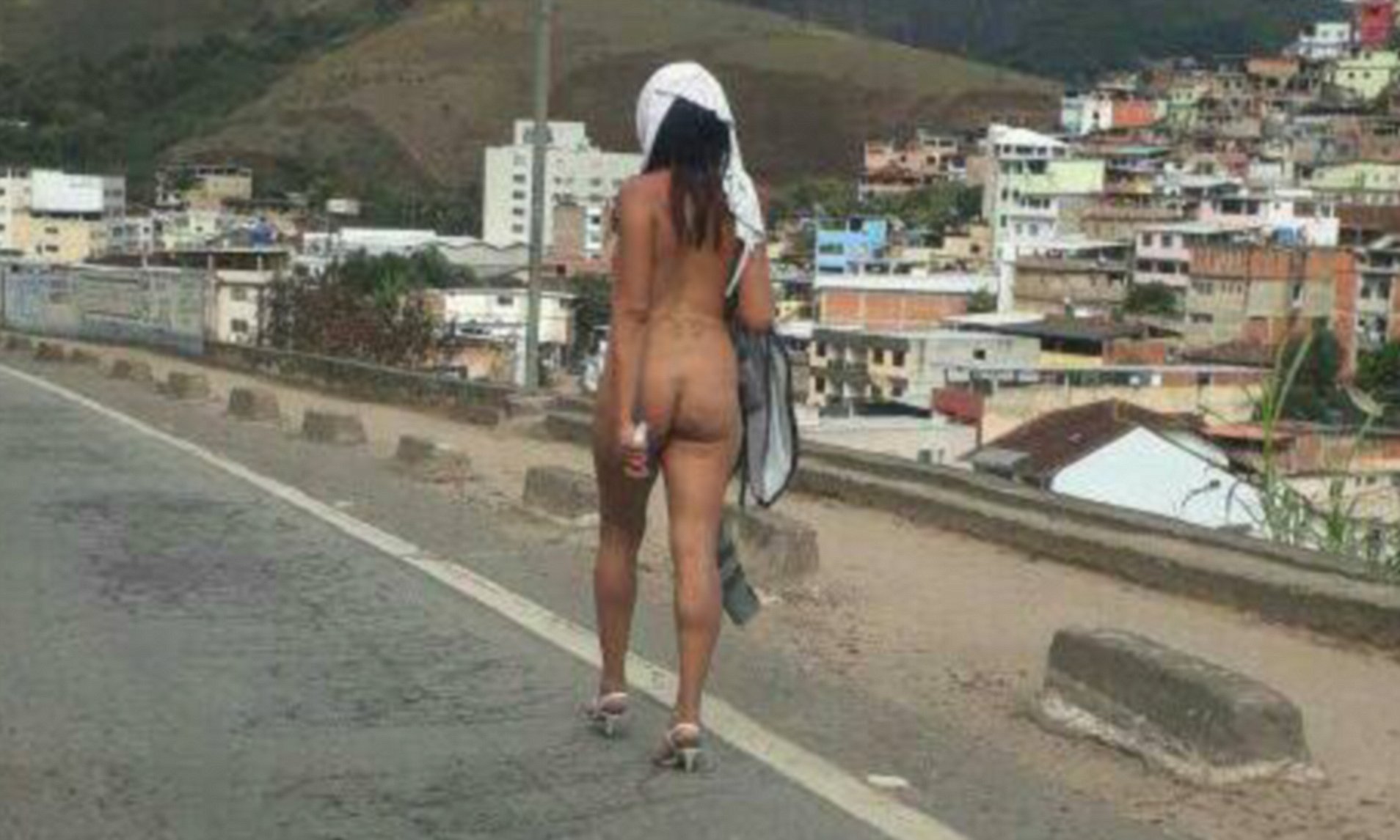 dennis guevara recommends woman naked in street pic