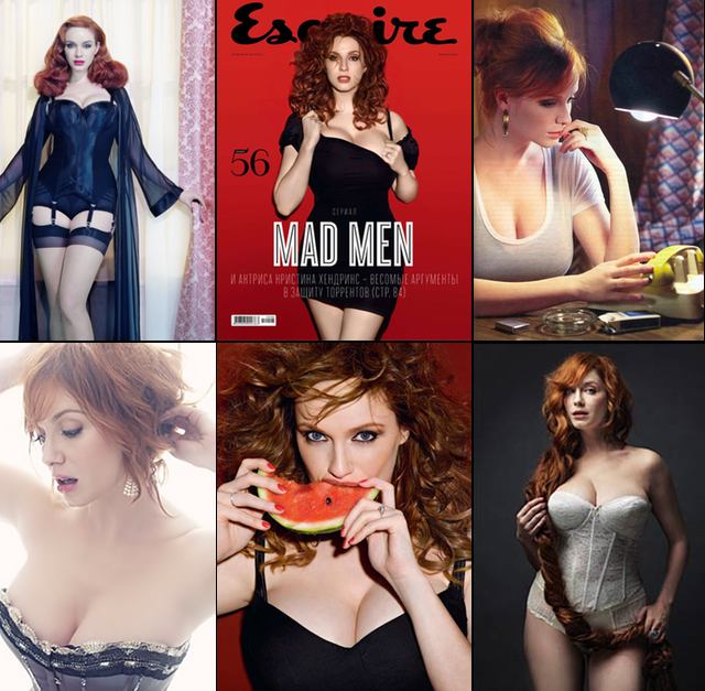 christina hendricks titties