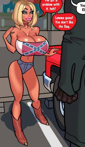 cassie vargas recommends Confederate Flag Porn Comics Big Tits