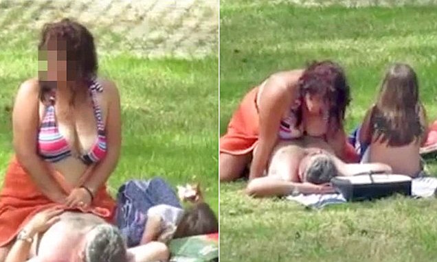 Best of Couple having sex in park