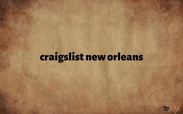 amie huet recommends Craigslist New Orleans Classifieds