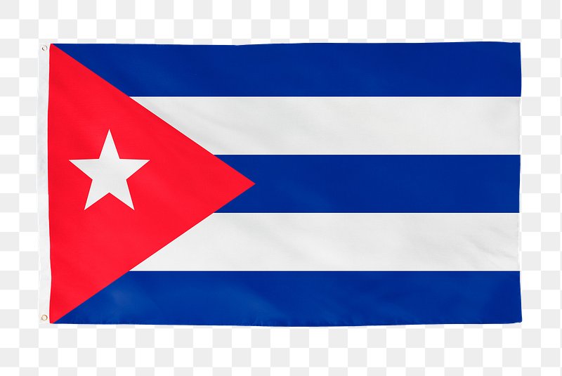 Best of Cuban flag body paint