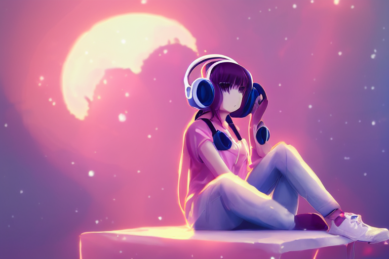 aarti mourya recommends cute anime girl headphones pic