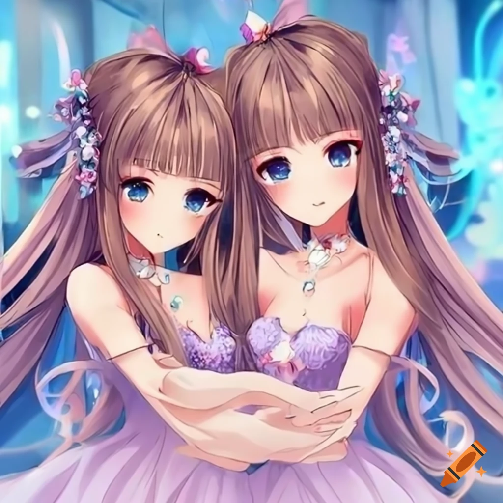 catherine speight recommends cute anime girl twins pic