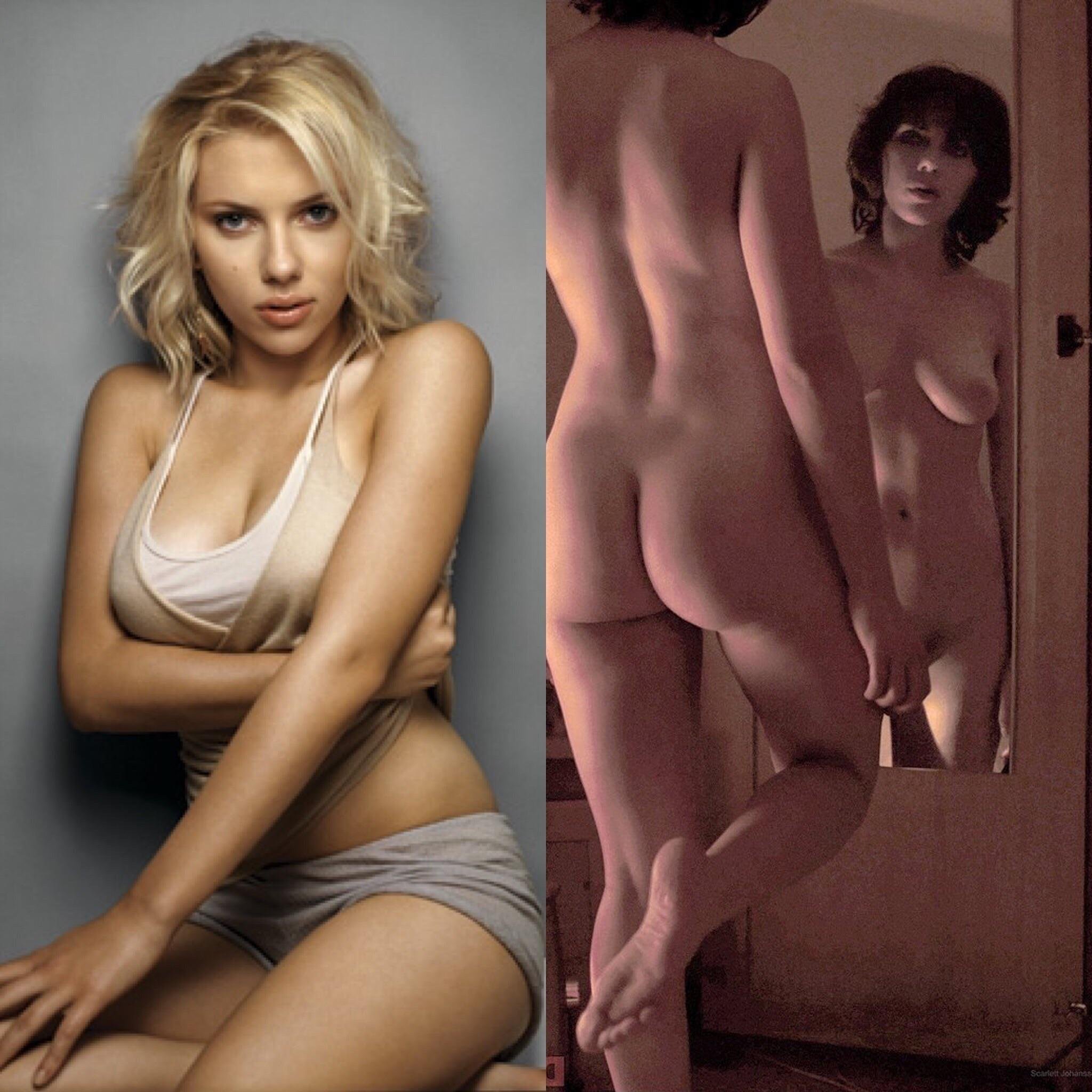 Scarlett Johansson Hot Naked getting dressed