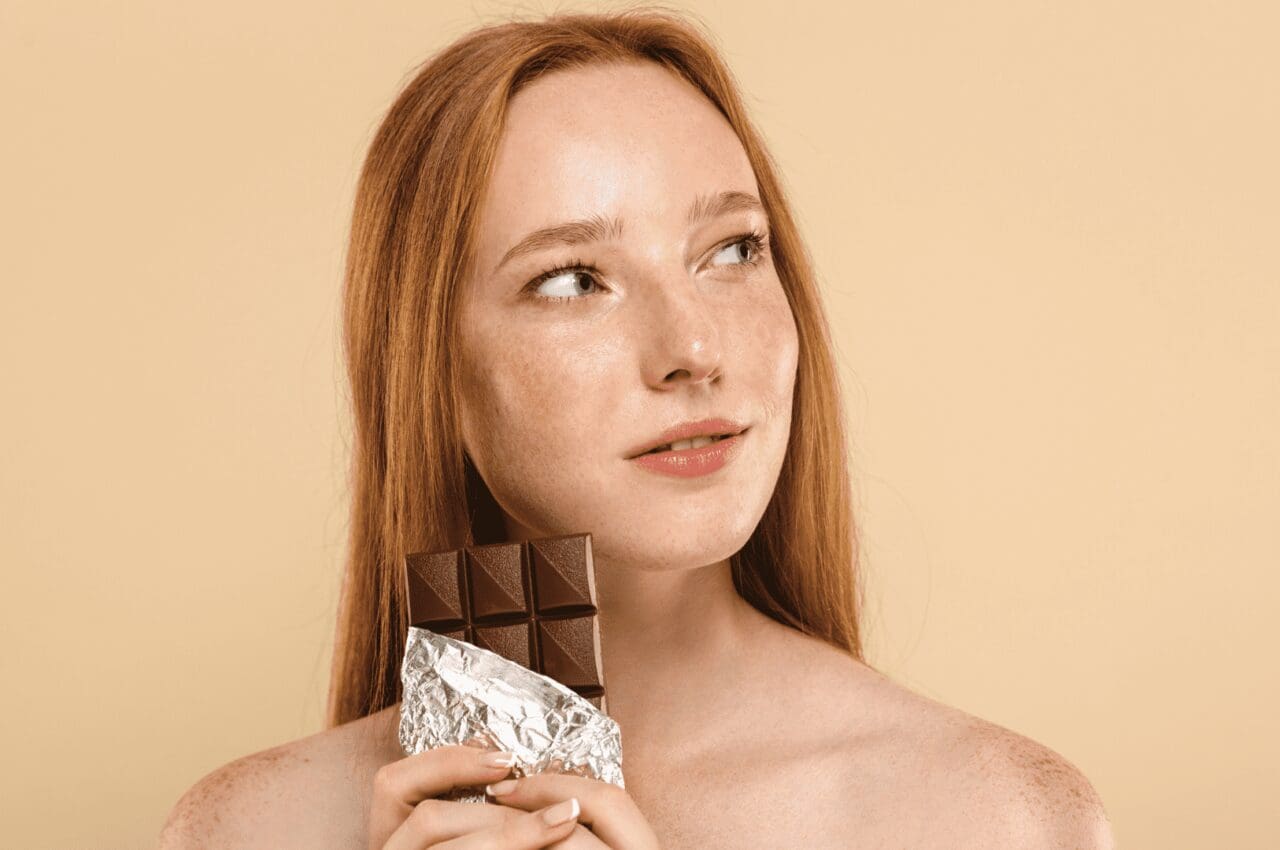 caelan ottmann share face full of chocolate photos