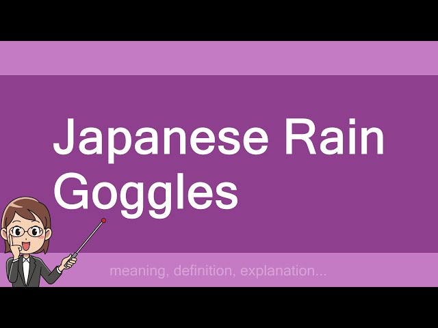 david sellke share japanese rain goggles photos