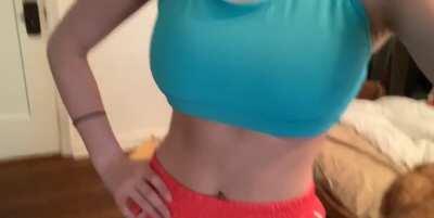 ahmed gholam recommends Sports Bra Boob Drop Gif