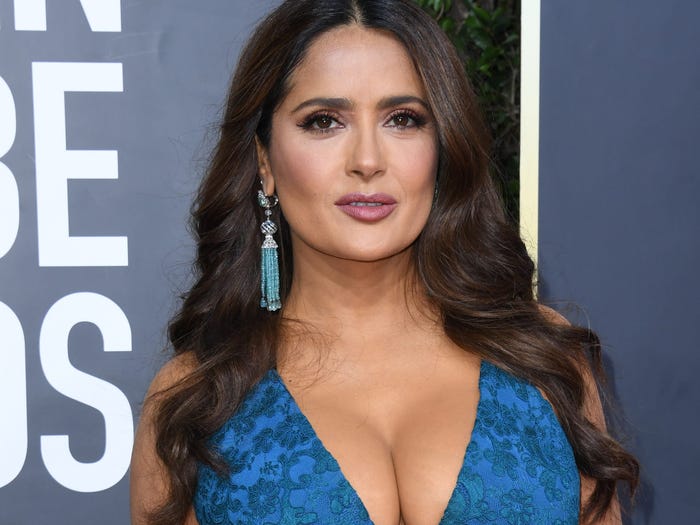 april crampton recommends salma hayek huge tits pic