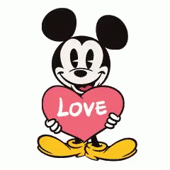 Best of Mickey mouse love gif