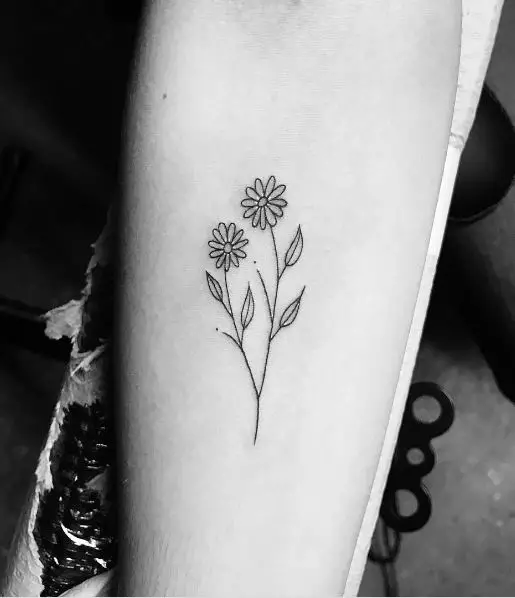 ashlie edwards recommends daisy tattoo black and white pic