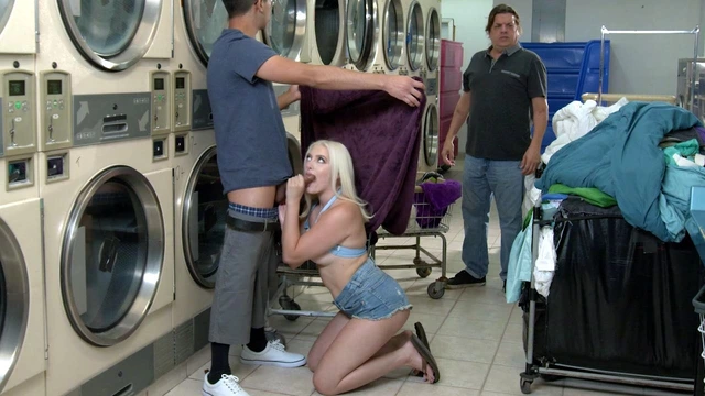 Best of Wife on phone doing laundry sucking dick