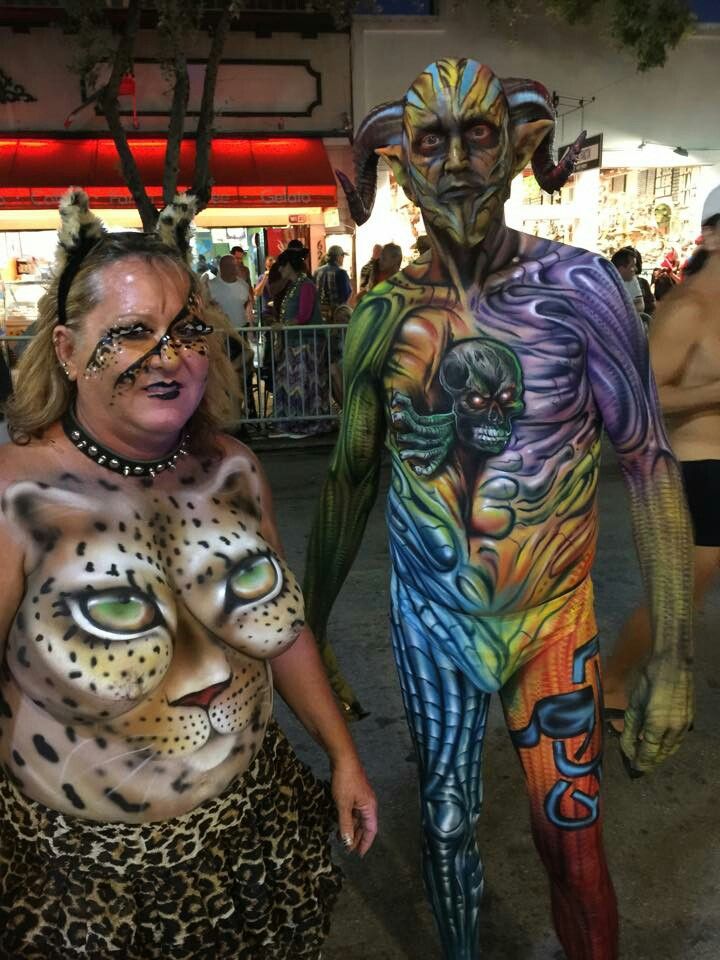 amale matta recommends Fantasy Fest Body Painting Photos