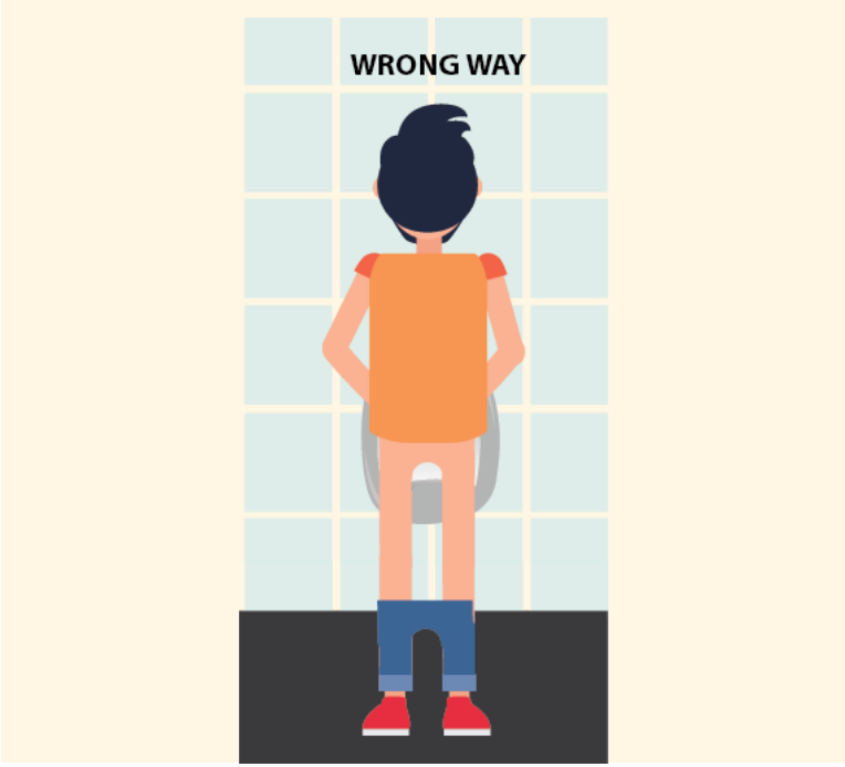 amy huntington recommends pants down at urinal pic