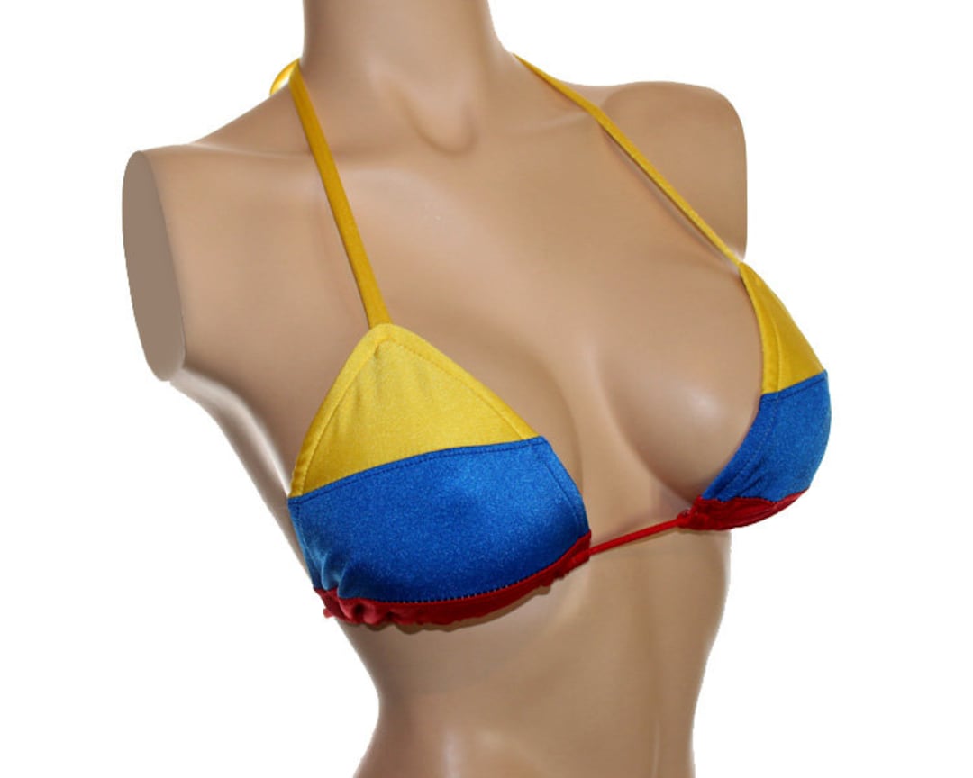 allison cresong recommends colombia flag bathing suits pic