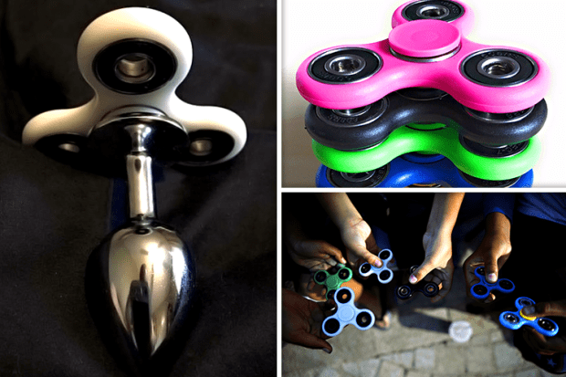 fidget spinner porn ad