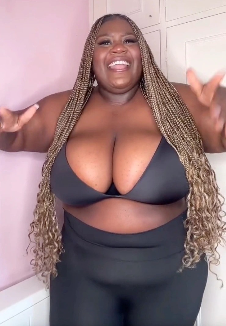 giant black bbw tits