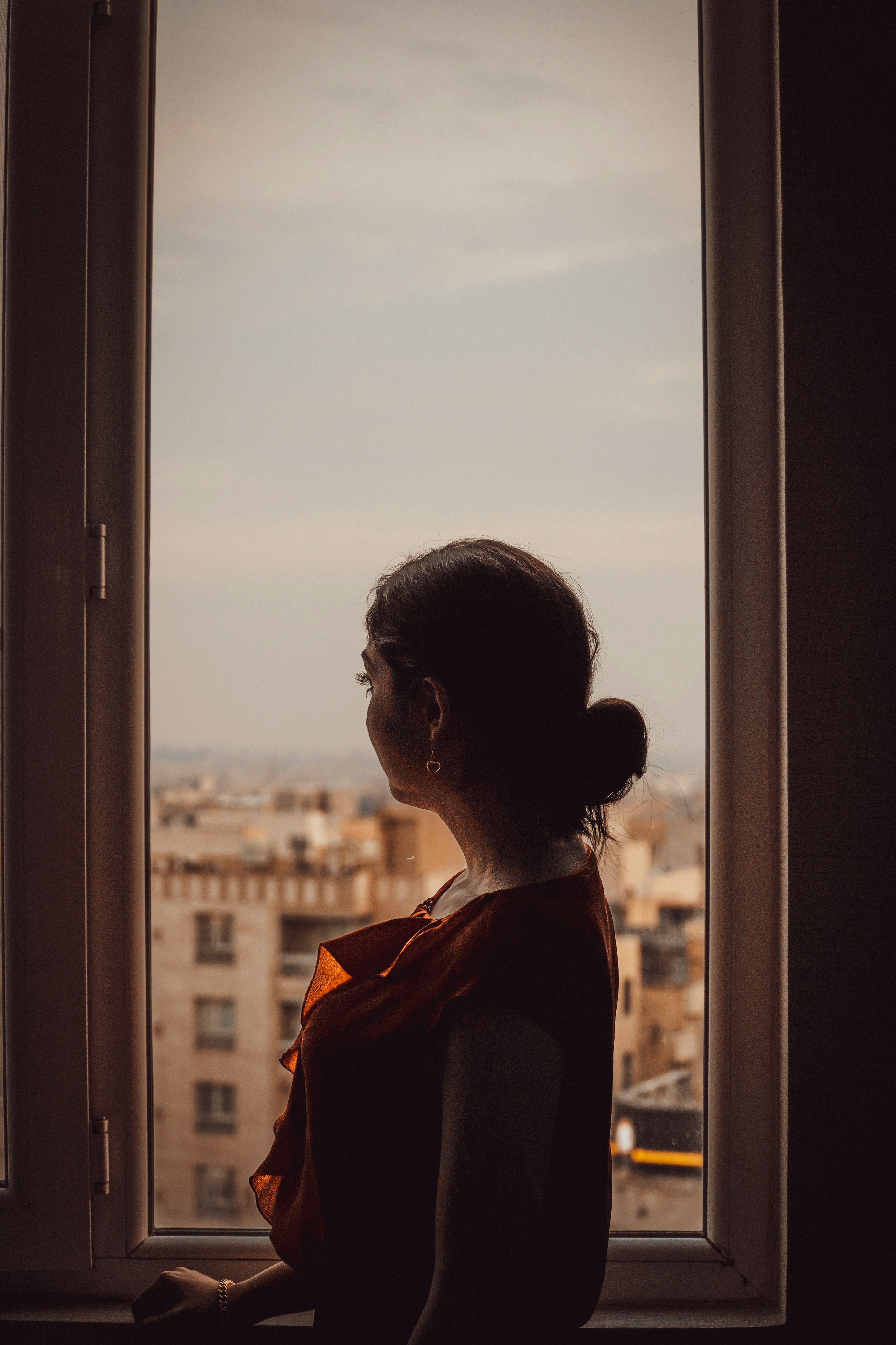 Girl Looking Out Window Tumblr paris fr