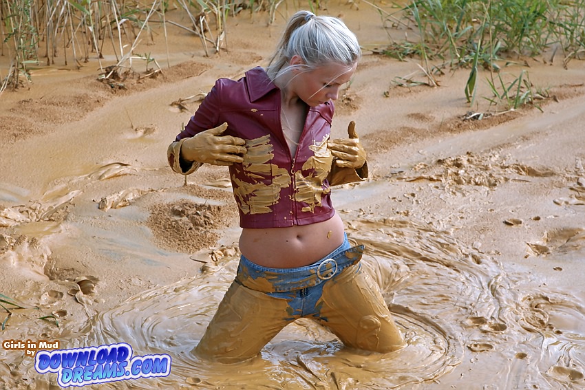 christine zins recommends girl rolling in mud pic