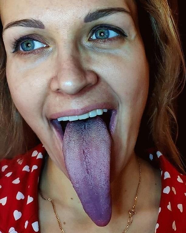 cody banman recommends girl with long tounge pic