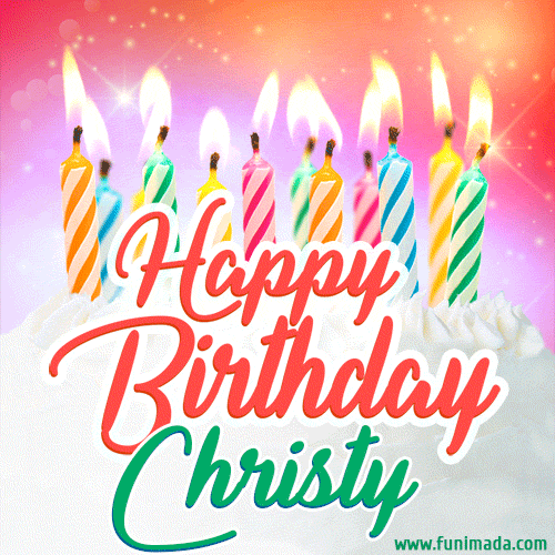 danielle boutros recommends Happy Birthday Christy Gif