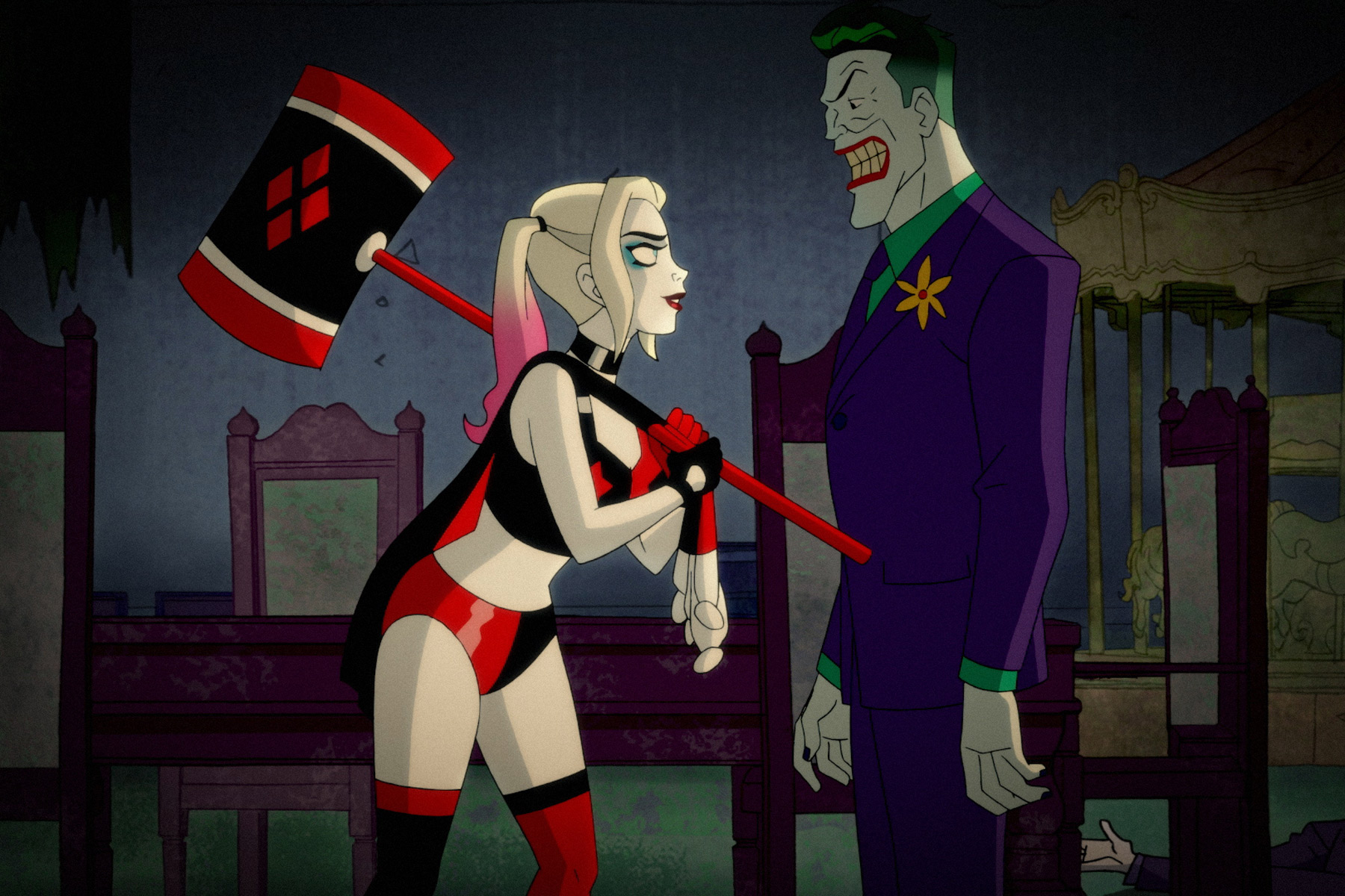 Harley Quinn Cartoon Sexy rumpe hot