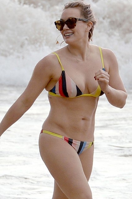 hilary duff bikini body