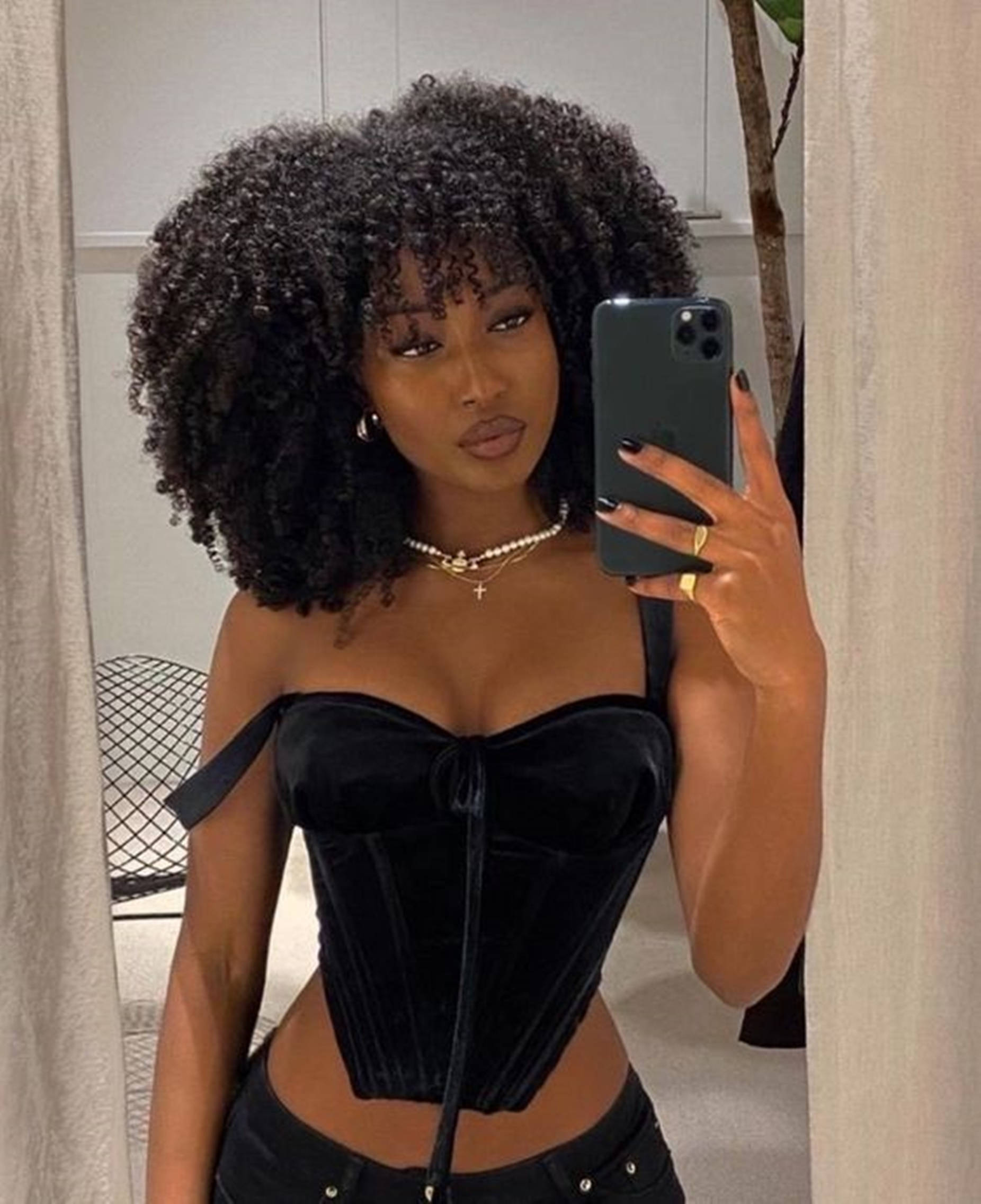 Best of Hot black girl selfies
