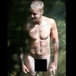 justin bieber cock size