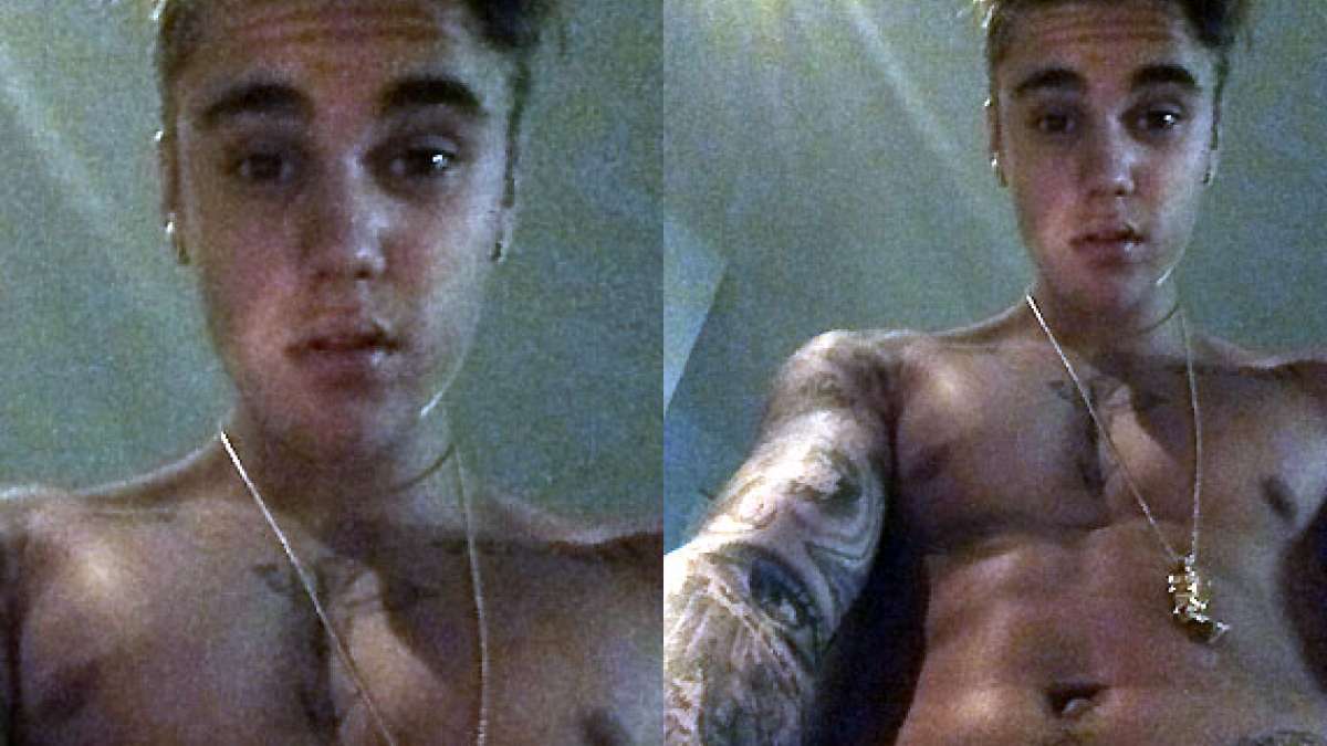 justin bieber uncensored pics