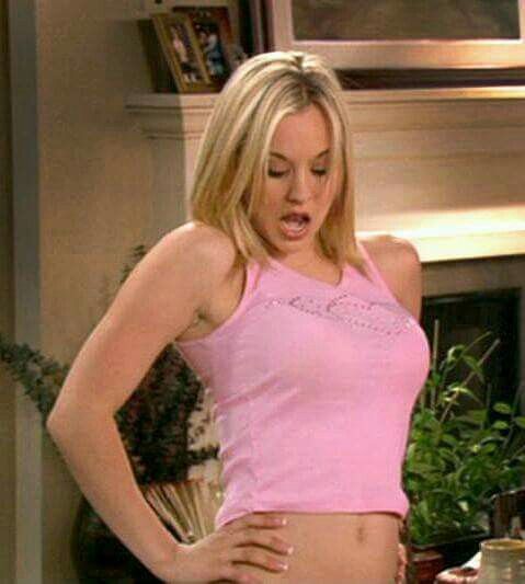 angel pa share kaley cuoco shows her breast photos