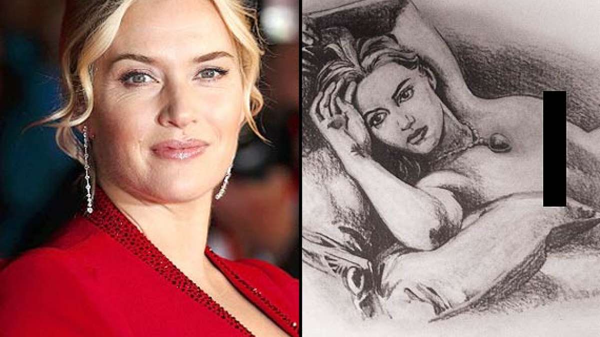 andrew clooney add kate winslet titanic naked photo