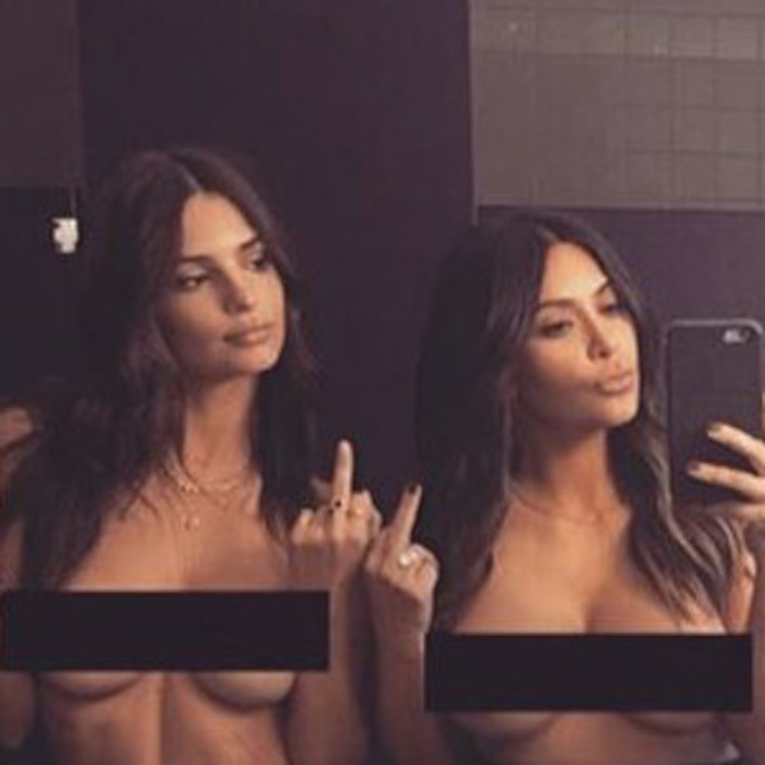 Kim Kardashian And Emily Topless Uncensored carly parker