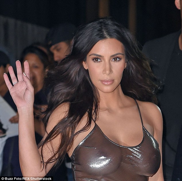 Kim Kardashian Bare Nipples fucking pov