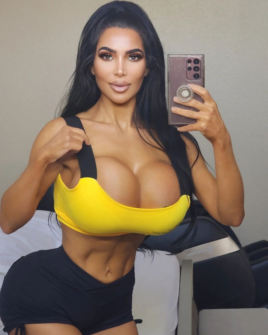 Best of Kim kardashian look alike fucked