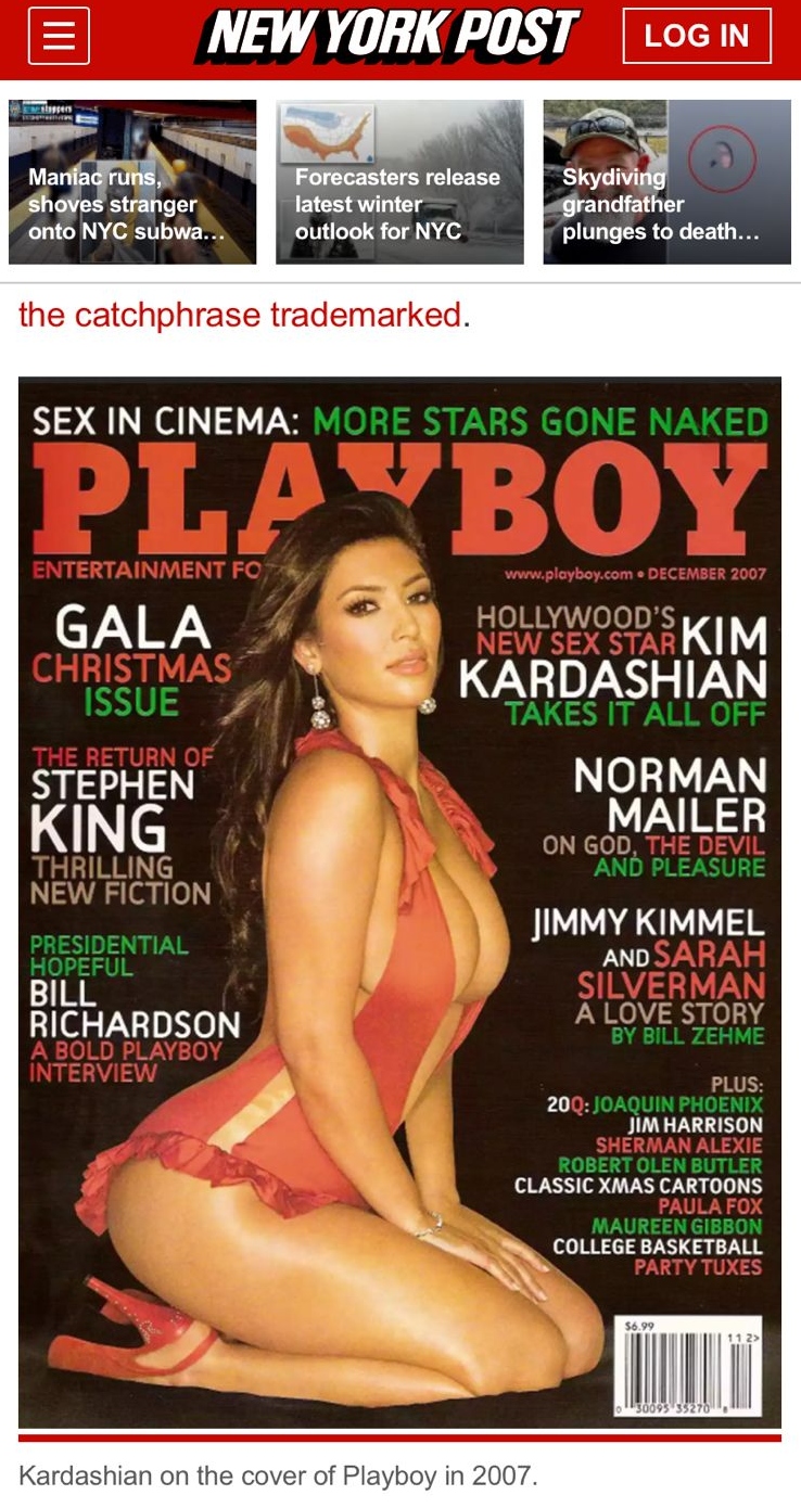 arslan james recommends kim kardashian playboy cover pic